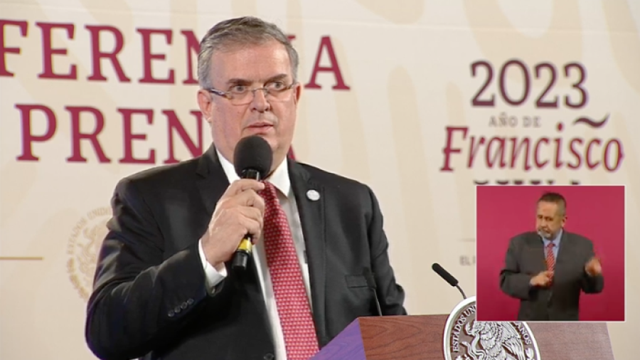 México no es causante de crisis por fentanilo en EU: Ebrard a senador Lindsey Graham