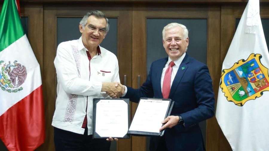 Firma Tamaulipas convenio con el NADBank; impulsarán proyectos de agua y saneamiento en la frontera