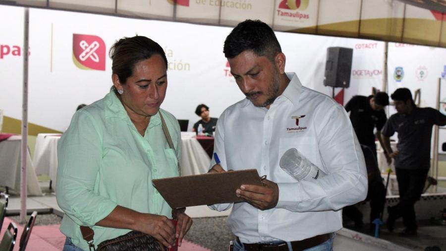 Presentaron ITEA y COBAT su oferta educativa en Feria Tamaulipas