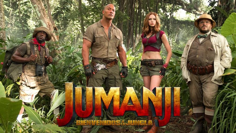 Jumanji se lleva el primer lugar en taquillas en su tercera semana