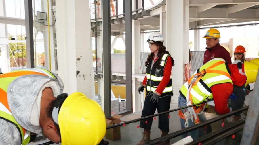 Supervisa alcaldesa Carmen Lilia Canturosas avances del Museo de Ciencia y Tecnolog&iacute;a, proyecto &uacute;nico en la regi&oacute;n