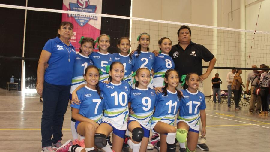 Madero Tamaulipas campeonas invictas en Festival Nacional de voleibol