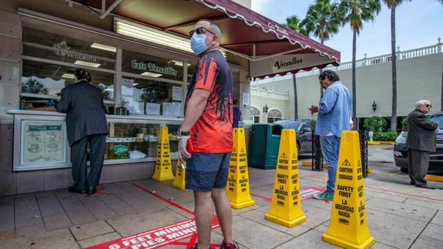 Miami-Dade reabrirá restaurantes al empezar a disminuir contagios de COVID-19