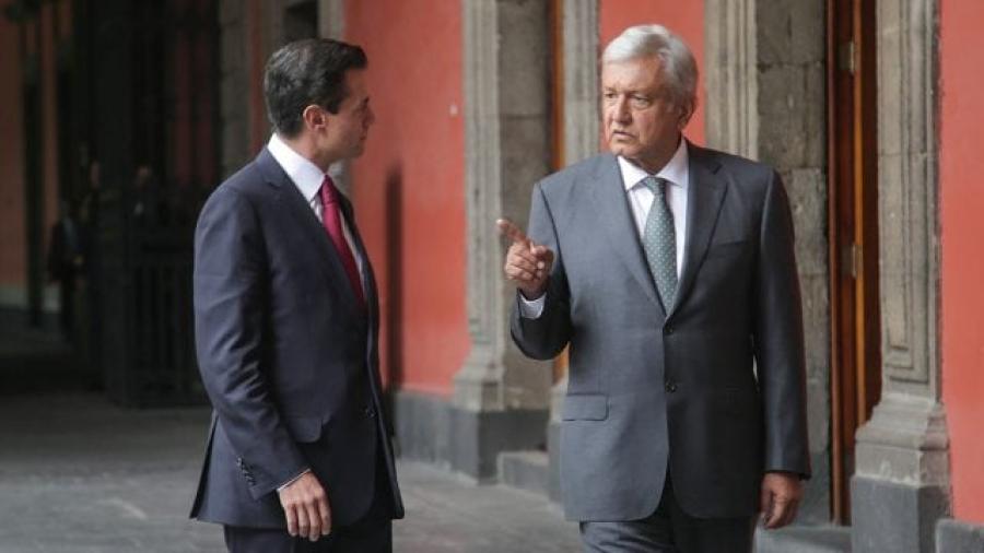 Rechaza AMLO que de protección a Enrique Peña Nieto 