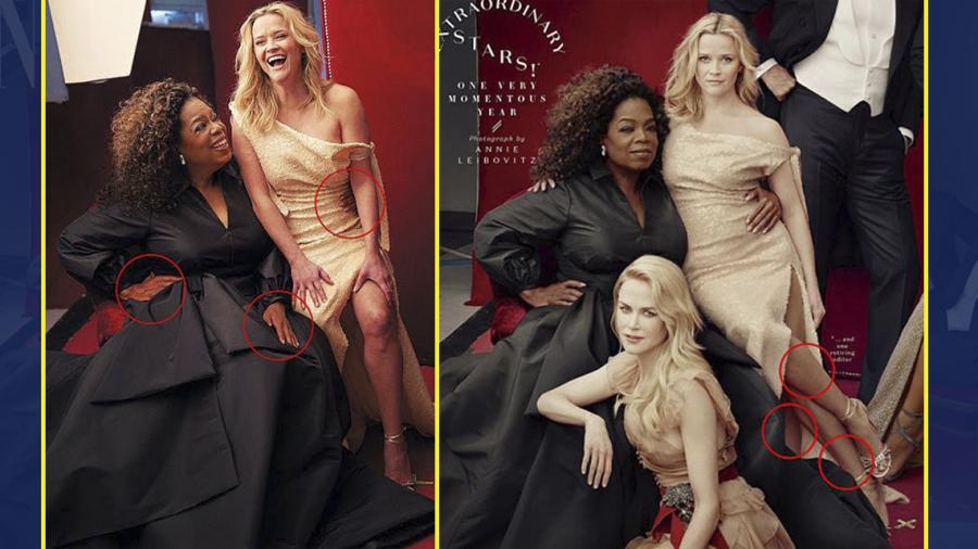 ¿Reese tiene tres piernas? ¿Y Oprah tres brazos?