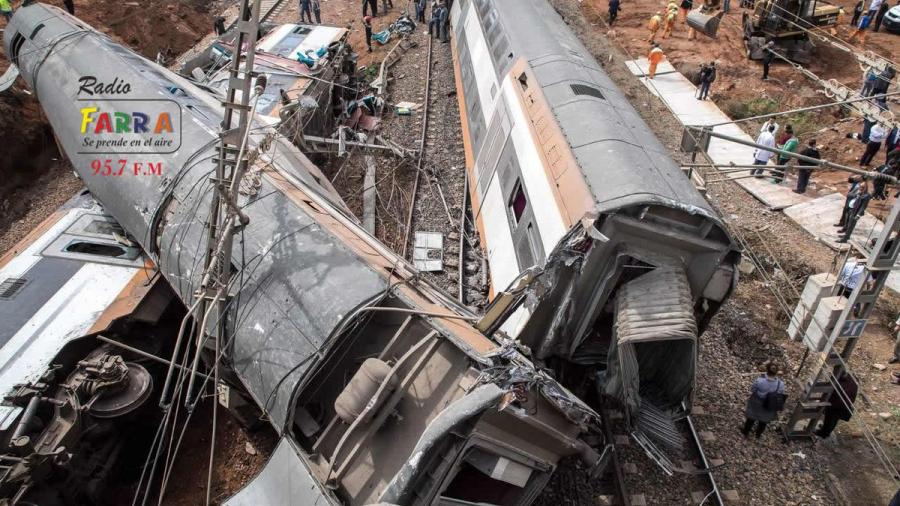 Descarrilamiento de un tren deja al menos 7 muertos en Marruecos y decenas de heridos