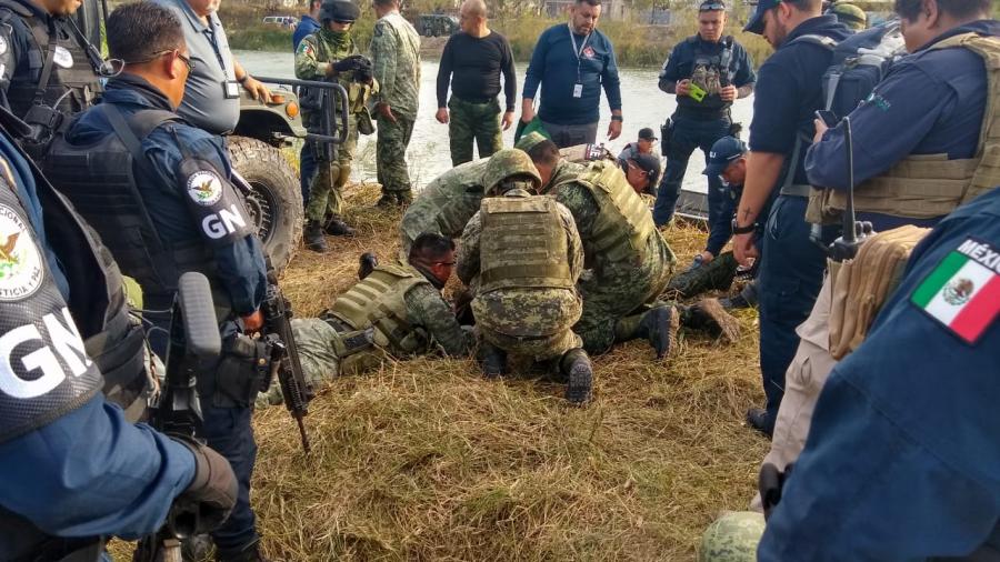 Cae vehículo de Sedena en el Anzaldúas, mueren 4 soldados