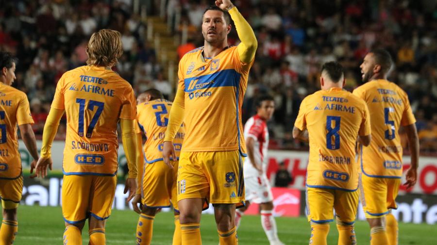 Tigres reaparece con goleada sobre Necaxa en el Estadio Victoria