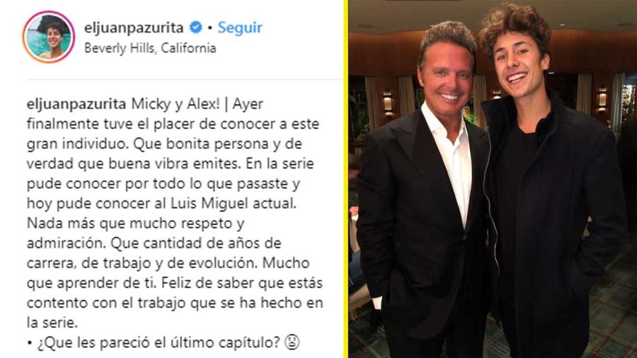 Juanpa Zurita conoce finalmente a Luis Miguel