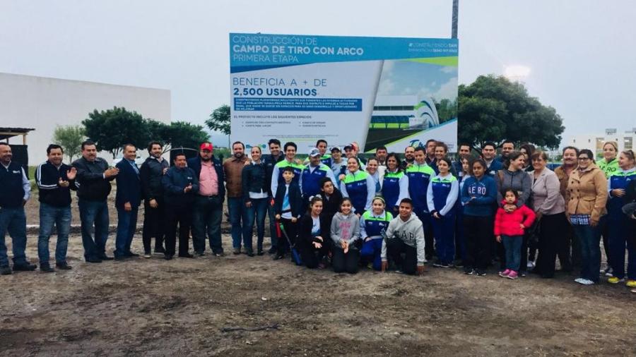 Inician construcción de campo de tiro con arco