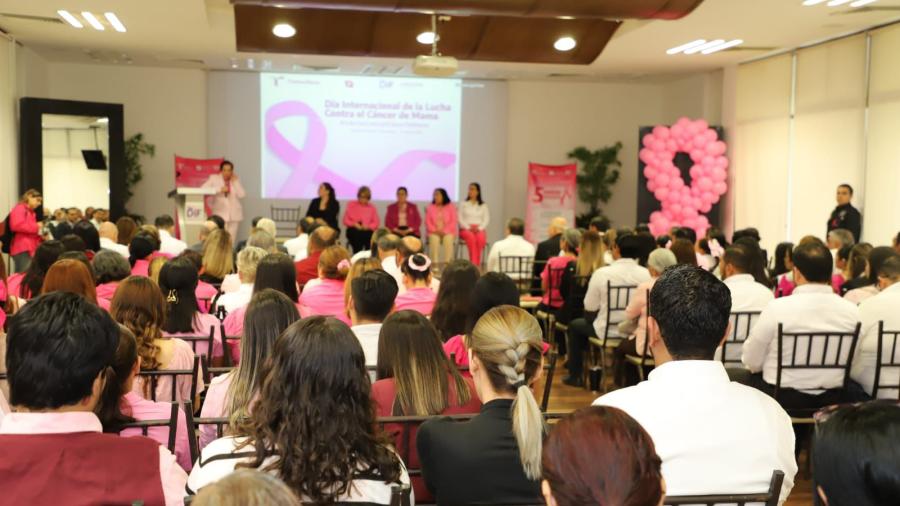 Realizan SST y DIF Tamaulipas Taller Preventivo contra el Cáncer de Mama