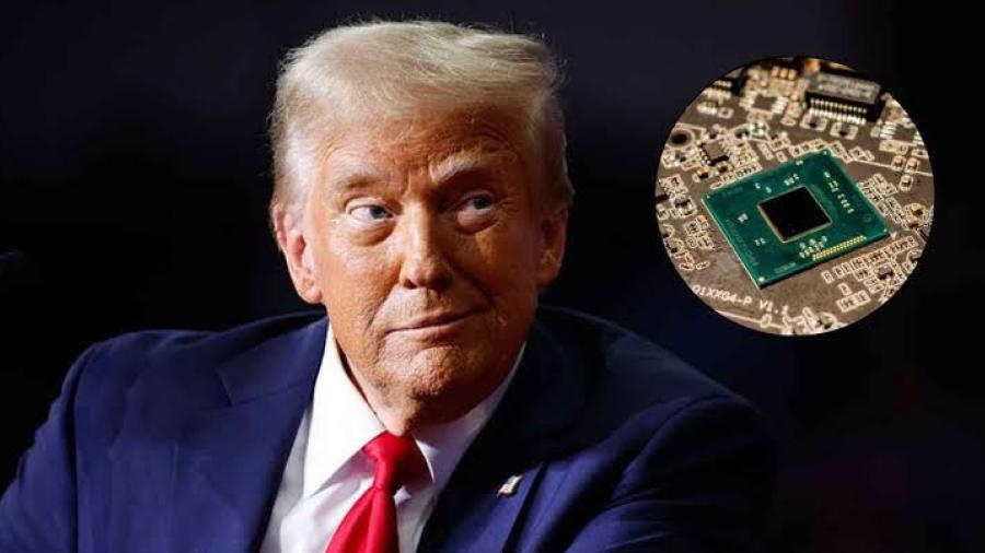 Trump anuncia aranceles del 100% a chips y semiconductores; busca que se fabriquen en EU
