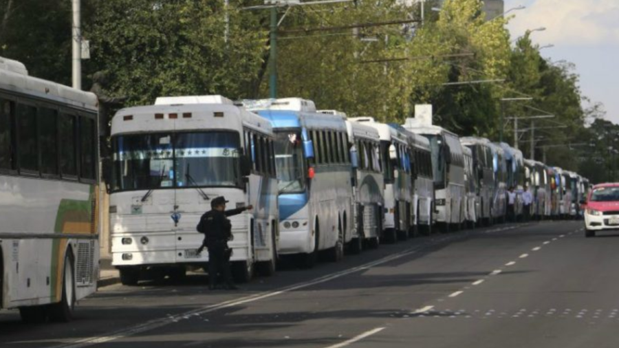 Detienes autobuses por acarreo de votos en Edomex