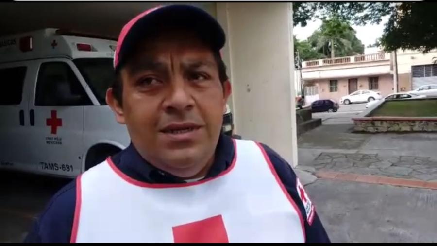 Paramédicos de la Cruz Roja Tamaulipas apoyan a Houston