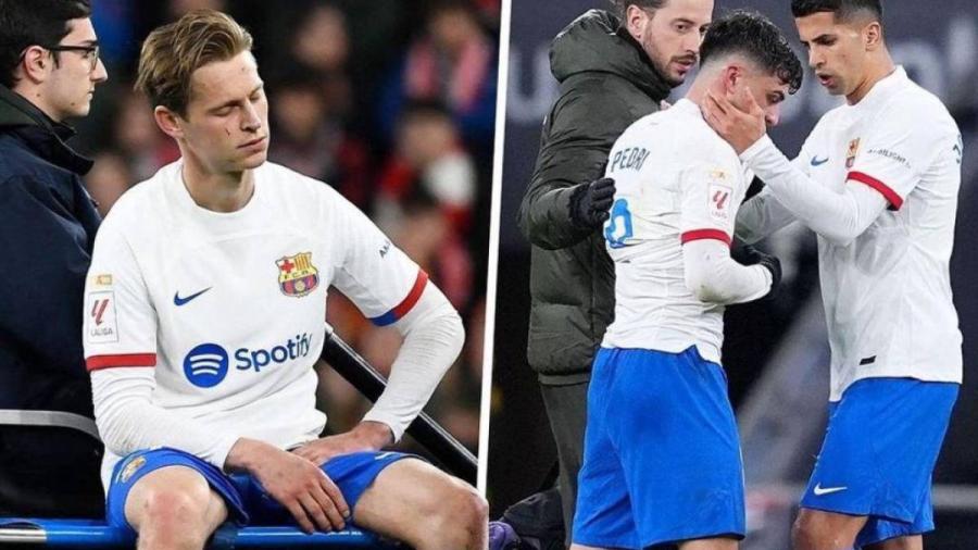 Pedri y De Jong serán bajas por varias semanas con el Barcelona