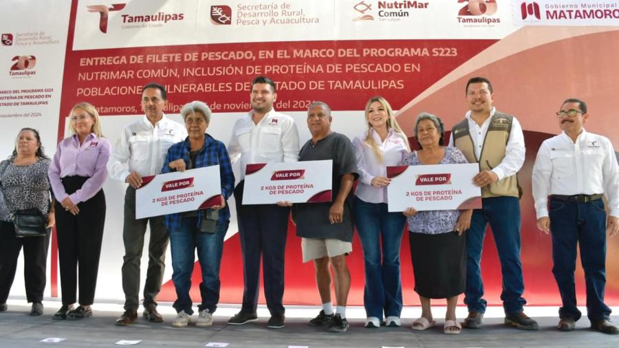 Con el programa Nutrimar-Común, se avanza hacia la seguridad alimentaria de Tamaulipas