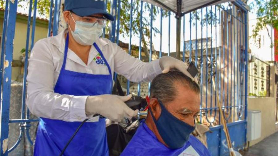 DIF Reynosa acercó diversos apoyos a las familias de la Colonia Fuentes Sección Lomas