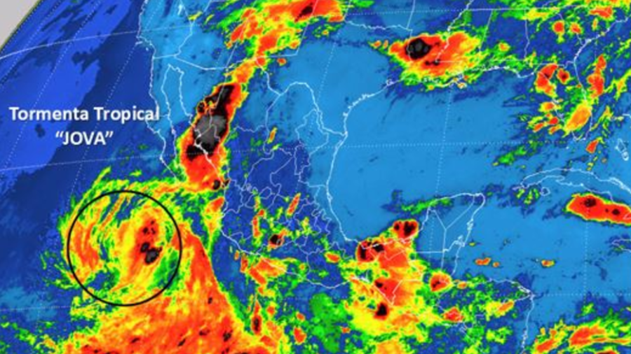 Se forma la tormenta tropical Jova en el Océano Pacífico