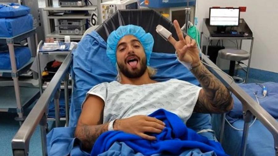 Maluma comparte foto en hospital