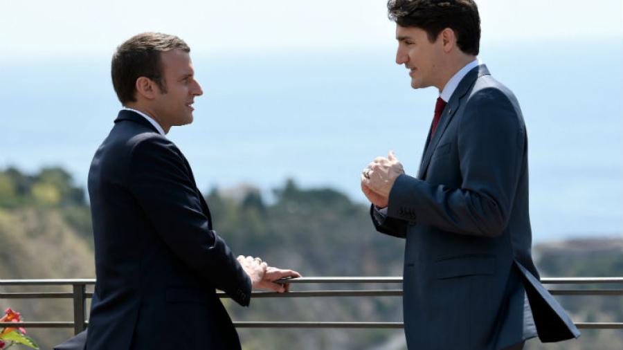 Macron cree que los lideres del G7 no deben temer a tomar decisiones sin EE.UU.