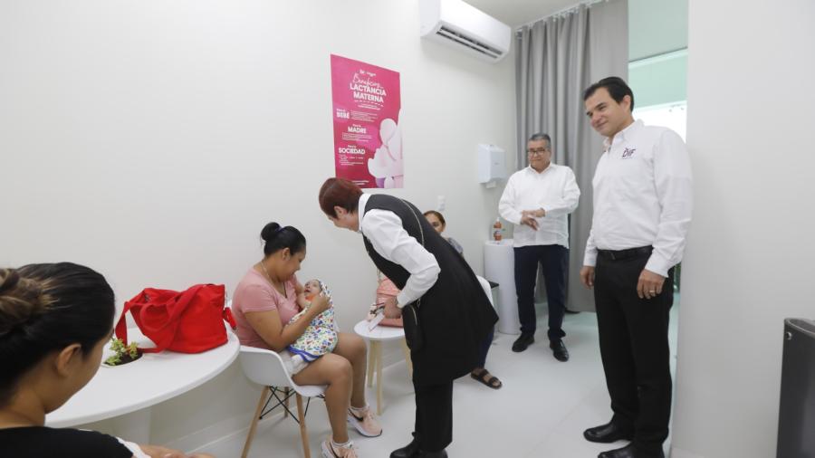 Inaugura Sistema DIF Tamaulipas primera sala de lactancia