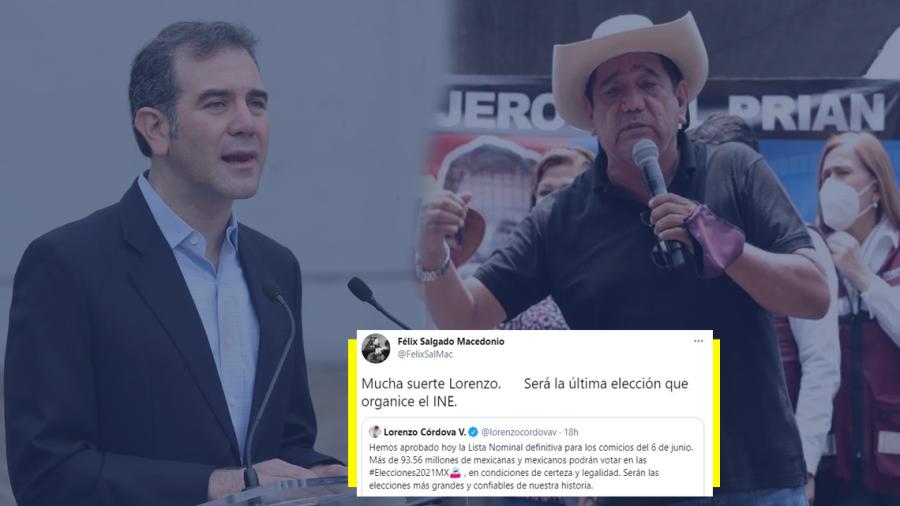 “Suerte Lorenzo. Será la última elección que organice el INE”, amenaza Salgado Macedonio
