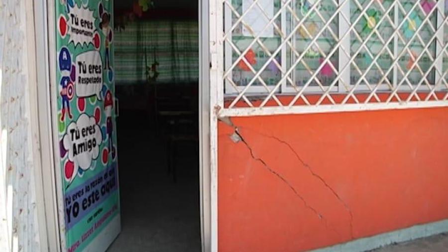 Protección Civil evalúa daños en la primaria "José Refugio Sánchez", en Altamira