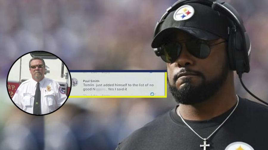 Mike Tomlin recibió insulto de tono racista por un jefe de bomberos