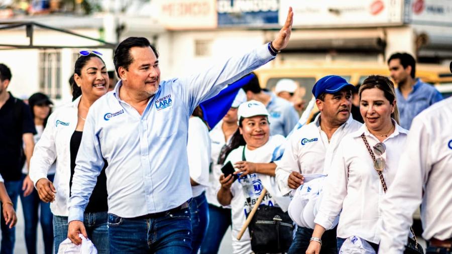 Con propuestas reales Alberto Lara ganó el corazón de la gente