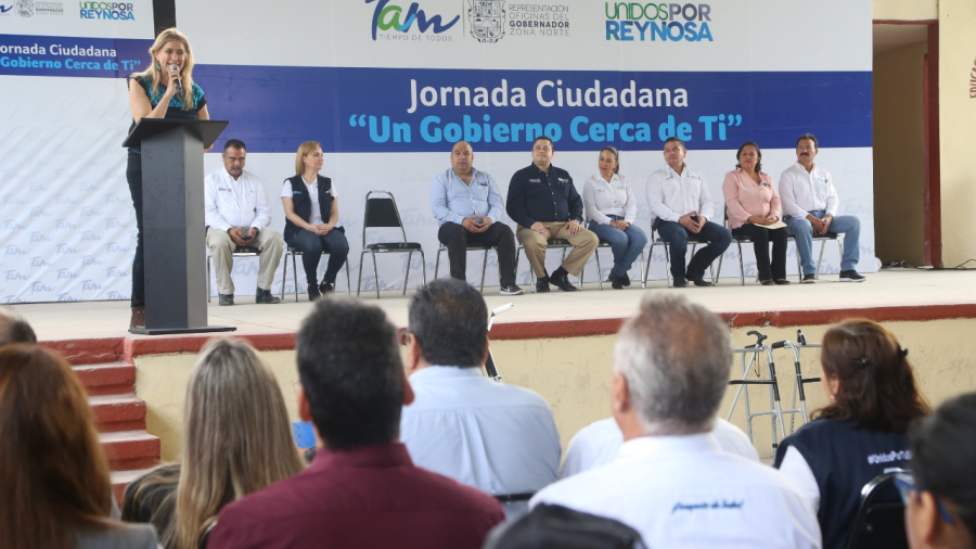 Participa alcaldesa de Reynosa en Jornada Ciudadana