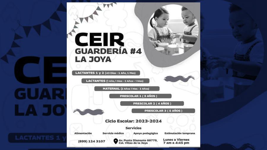 Servicios educativos y asistenciales en en la Guardería número 4 de DIF Reynosa