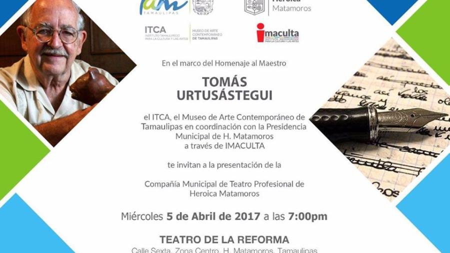 Realizarán homenaje a Tomás Urtusástegui