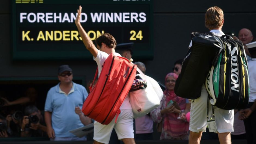 Federer dice adiós a Wimbledon tras derrota ante Anderson
