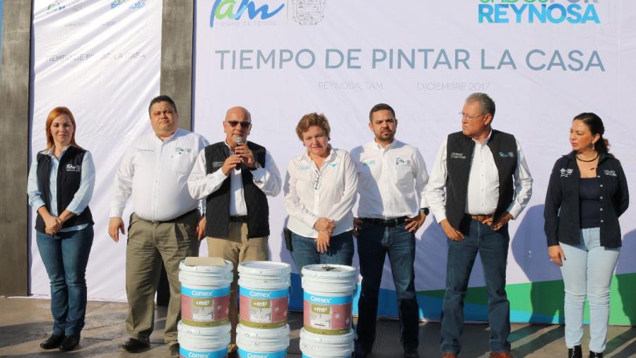 Arranca en Reynosa Programa “Tiempo de Pintar la Casa”