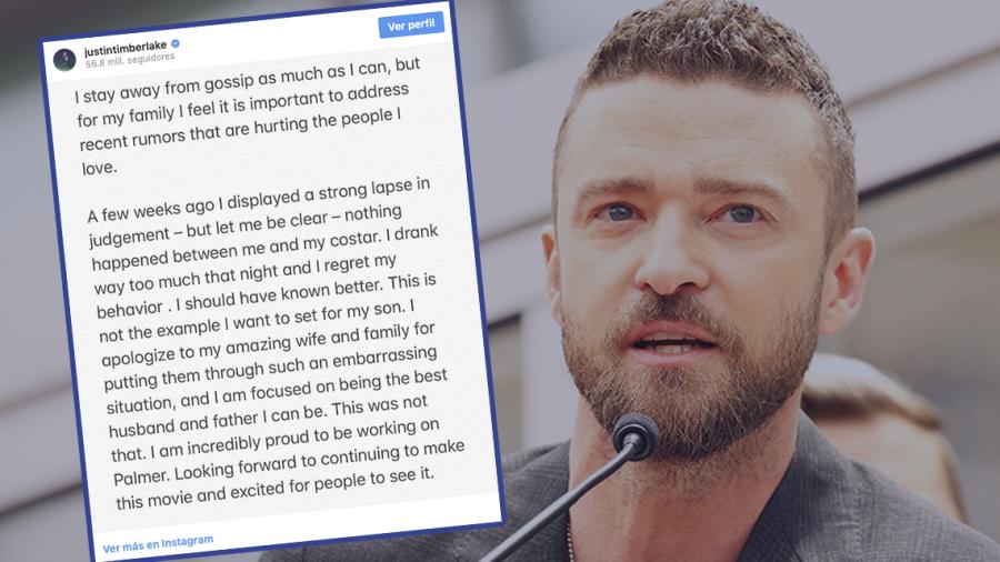 Justin Timberlake pide perdón a su familia por polémicas fotos con Alisha Wainwright
