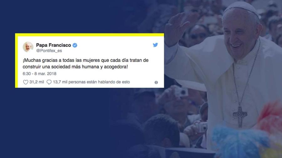 Papa agradece a mujeres por hacer 'una sociedad más humana'