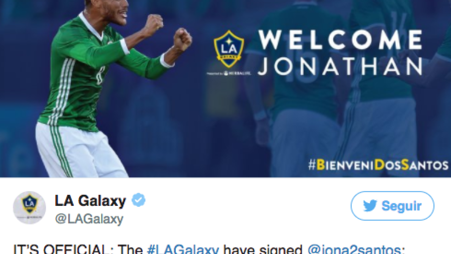Jonathan jugará al lado de su hermano Giovani nuevamente