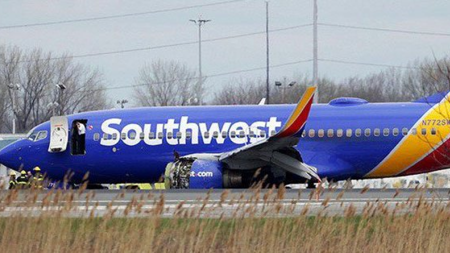 Avión de Southwest aterriza de emergencia en Filadelfia