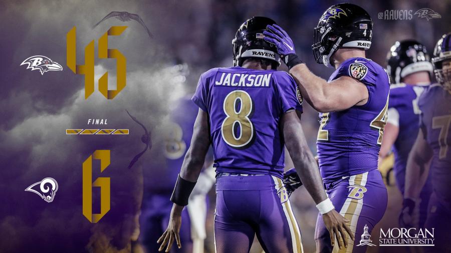 Lamar Jackson y los Ravens aplastan a los Rams
