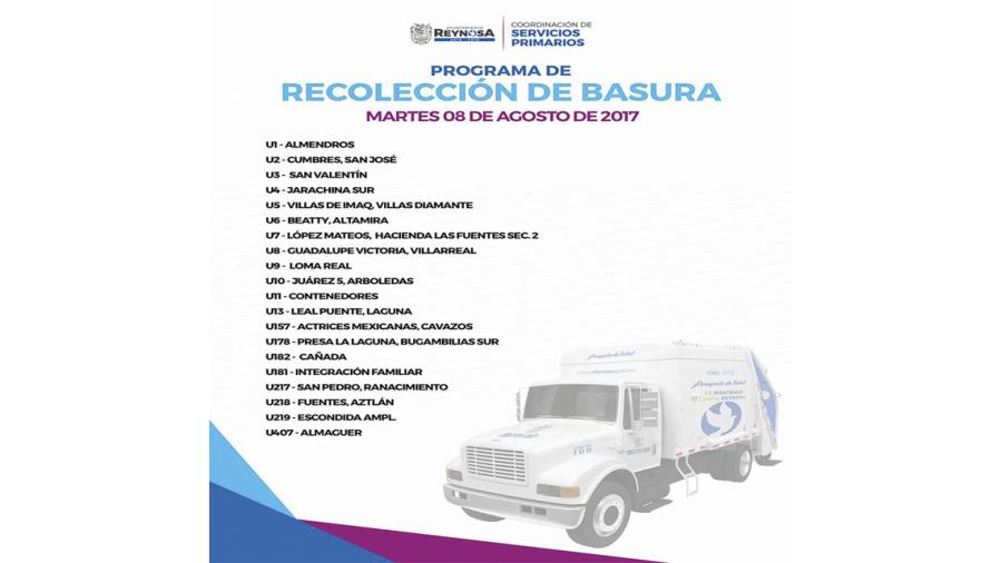 Programa de recolección de basura