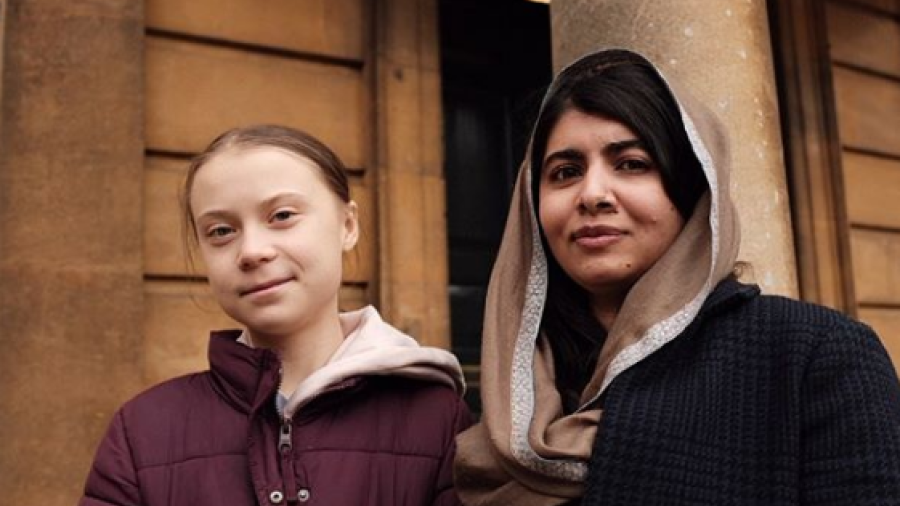 Greta Thunberg y Malala Yousafzai, ¡se reúnen en Oxford!