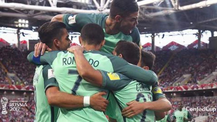 Portugal consigue su primer triunfo en Confederaciones