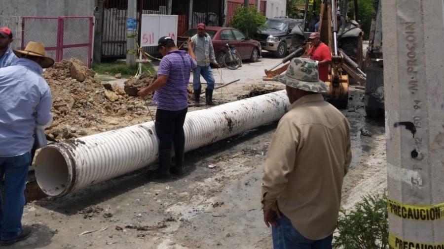 Intensifica COMAPA trabajos de reparación en Territorial Campestre