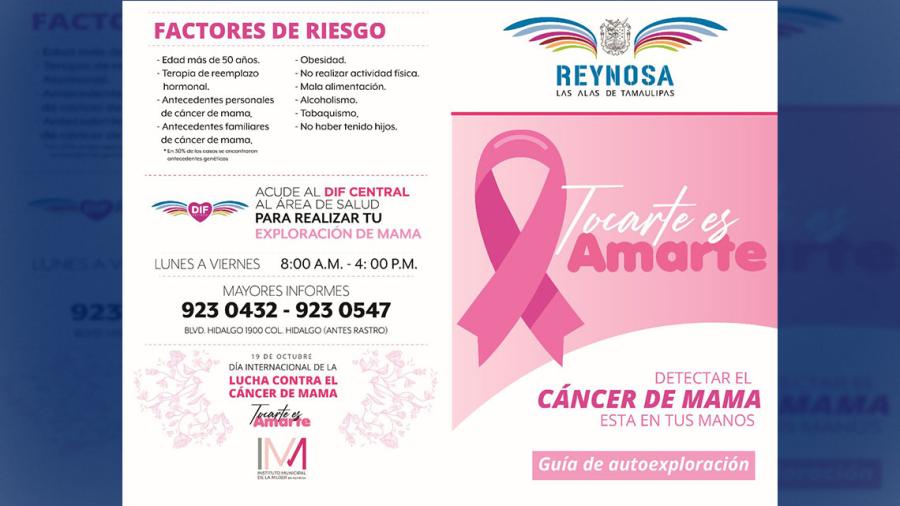 Octubre mes de lucha contra el cáncer en Reynosa 