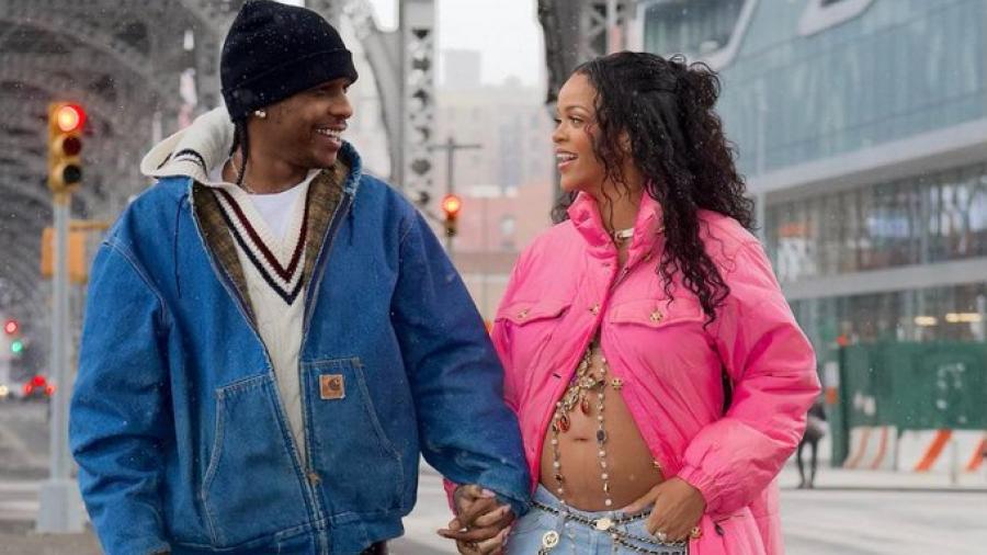 Rihanna y A$AP Rocky esperan a su primer hijo