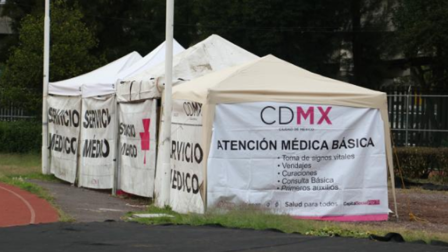 Migrantes descansan ya en CDMX
