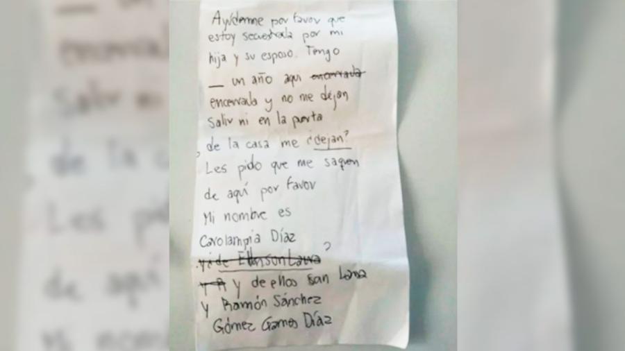 Abuelita aprovecha vacunación para pedir ayuda tras ser maltratada por su hija