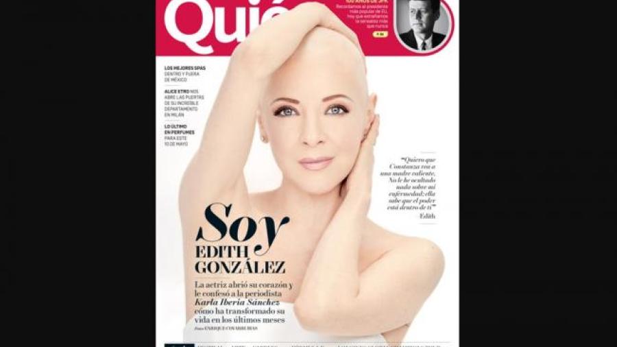 Edith González en portada de la revista “Quién”