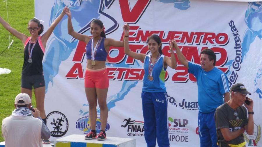 Logran tamaulipecos 18 medallas en Encuentro Potosino de Atletismo