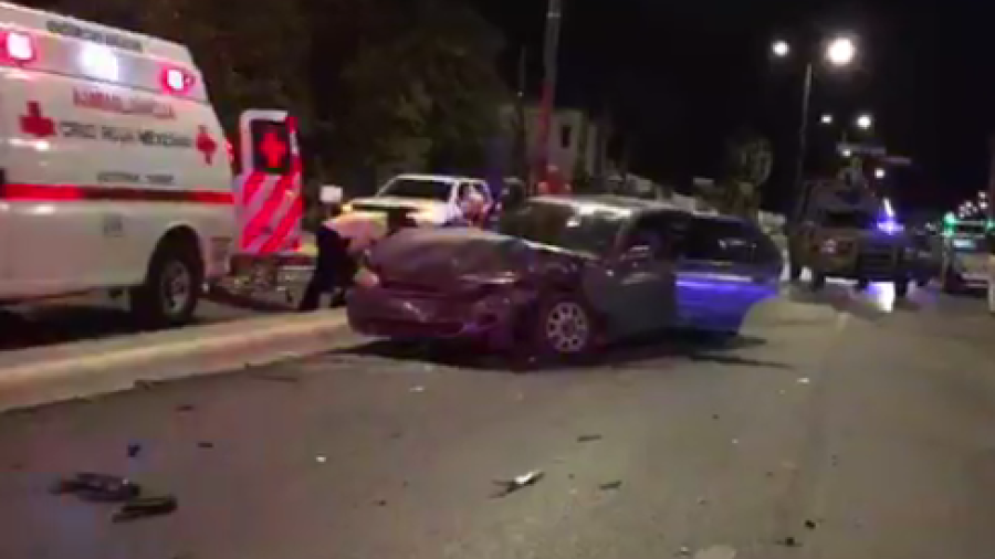 Registran accidente en Boulevard Tamaulipas